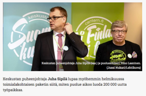 Vaalien alla muun muassa Kokoomuksen Verkkouutiset haaveili, että Sipilä sytyttäisi lyhdyt.